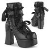 DemoniaCult - CHARADE110 Platform Boots - Black Product image